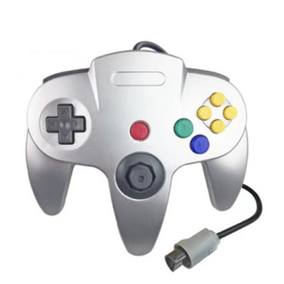 Controller N64 Gamepad Joystick Joypad Game Pad cu fir lung pentru jocuri clasice 64 Console Port N64 Interfață transparent