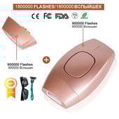 1800000 Flash Permanent IPL Αποτρίχωση με λέιζερ depiladora προσώπου Ηλεκτρική φωτοαποτριχωτική συσκευή Painless Hair Remover dropship