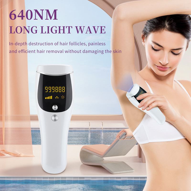 Epilarea cu laser IPL pentru femei Bikini Corp Facial Dispozitive de îndepărtare a părului Dispozitive de îndepărtare a părului Permanent IPL Epilator cu laser IPL