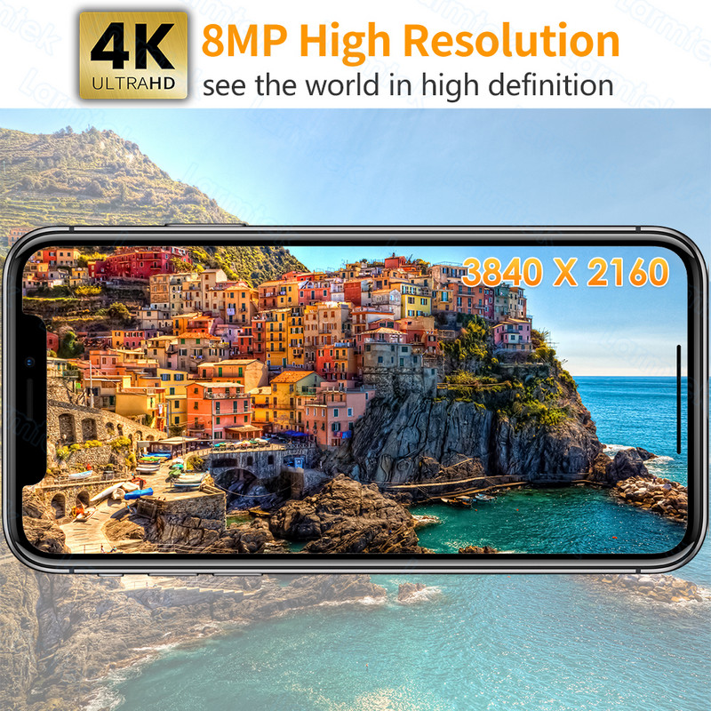 Κάμερα 4K 8MP PTZ WiFi Ασύρματη εξωτερική κάμερα IP 4X Zoom 5MP HD CCTV επιτήρηση βίντεο Auto Tracking Alexa Onvf 1080P ICsee