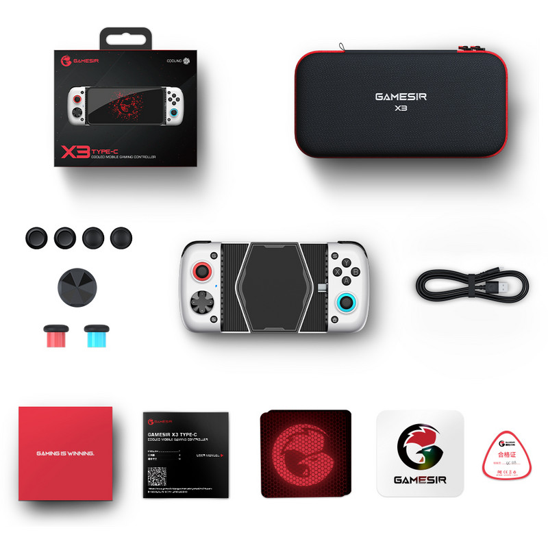 GameSir X3 Type C Gamepad PUBG mobilni kontroler s ventilatorom za igranje u oblaku Xbox Game Pass STADIA PlayStation Novi dolazak