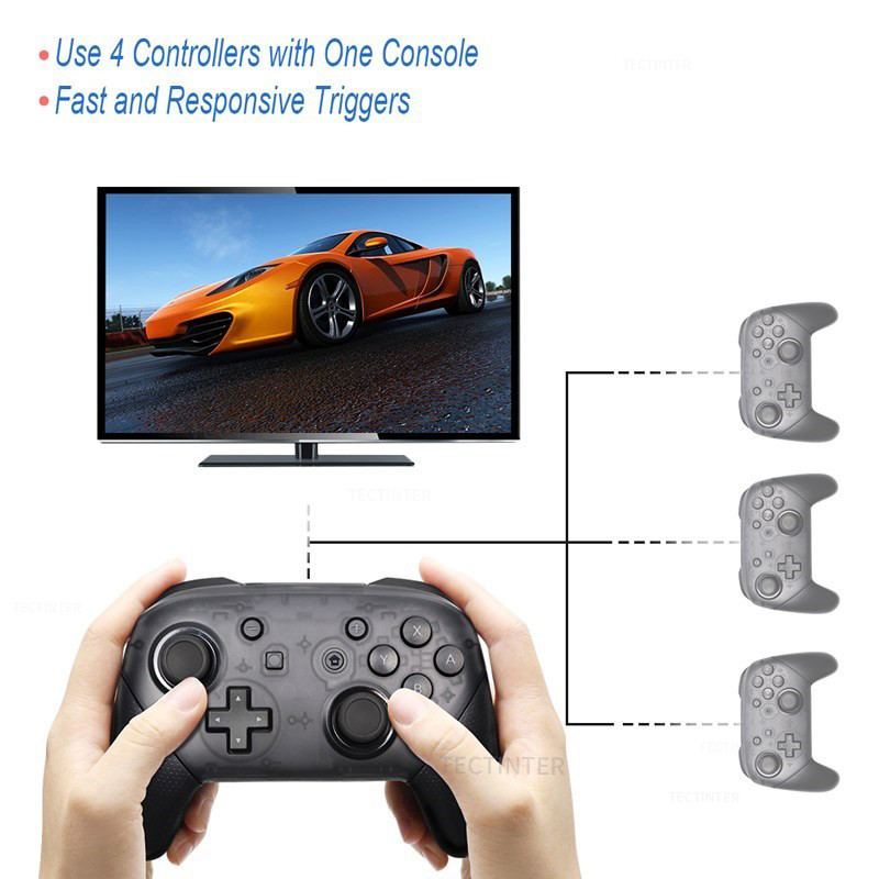 Bežični Bluetooth Gamepad kontroler za Switch Pro kompatibilan Nintendo Switch/Lite/Switch OLED za NS Joystick Controle