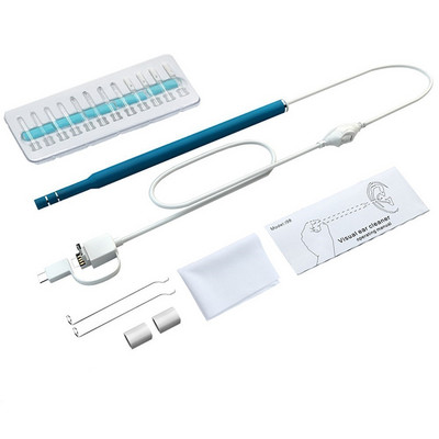 Mini čistiaca ušná endoskopická kamera pre smartfón s Androidom, boroskop s mobilným telefónom, otoskop s mikro endoskopickou kamerou, typ endoskopu USB C