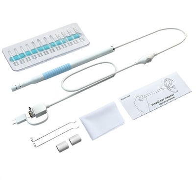 Mini čistiaca ušná endoskopická kamera pre smartfón s Androidom, boroskop s mobilným telefónom, otoskop s mikro endoskopickou kamerou, typ endoskopu USB C