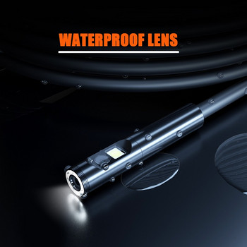 Βιομηχανική κάμερα ενδοσκοπίου με διπλό φακό 4,3 ιντσών οθόνη HD1080P 3,9MM/5,5MM/8MM Επιθεώρηση αυτοκινήτου Borescope Rigid Waterproof 2600mAh