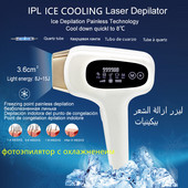 Ipl Ice Laser Epilator Cooling System 8J-15J Big Display 999999 Flashes Hair Remova Home Use Shaving Fotoepilator