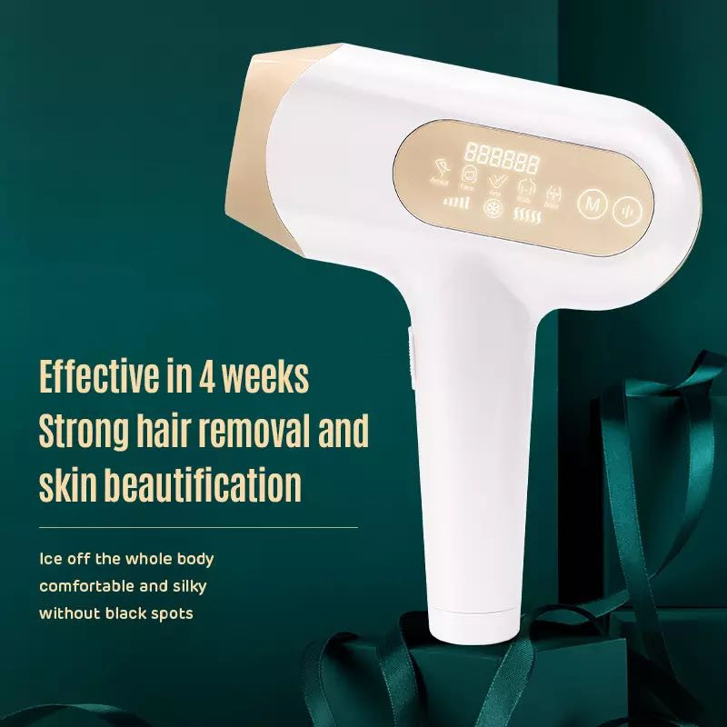 Ipl Ice Laser Epilator Cooling System 8J-15J Big Display 999999 Flashes Hair Remova Home Use Shaving Fotoepilator