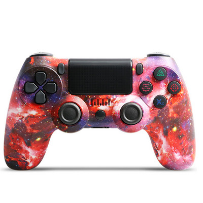 Множество цветове Нова Bluetooth безжична дръжка за игра Двойна вибрация контролер за PS4 PS3 за конзола за игри USB 6 Axis Joypad