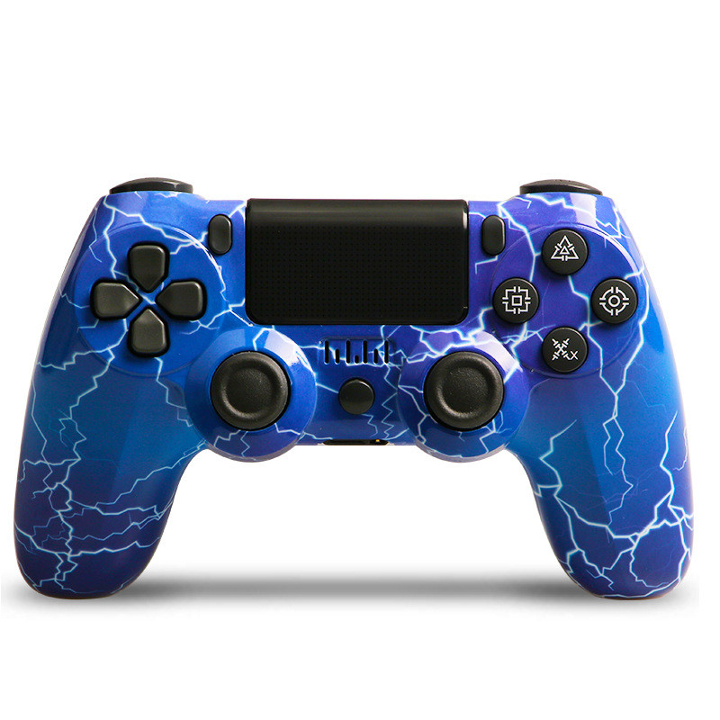 Više boja Nova Bluetooth bežična ručka za igre s dvostrukom vibracijom Kontroler za PS4 PS3 za igraće konzole USB 6 osi Joypad