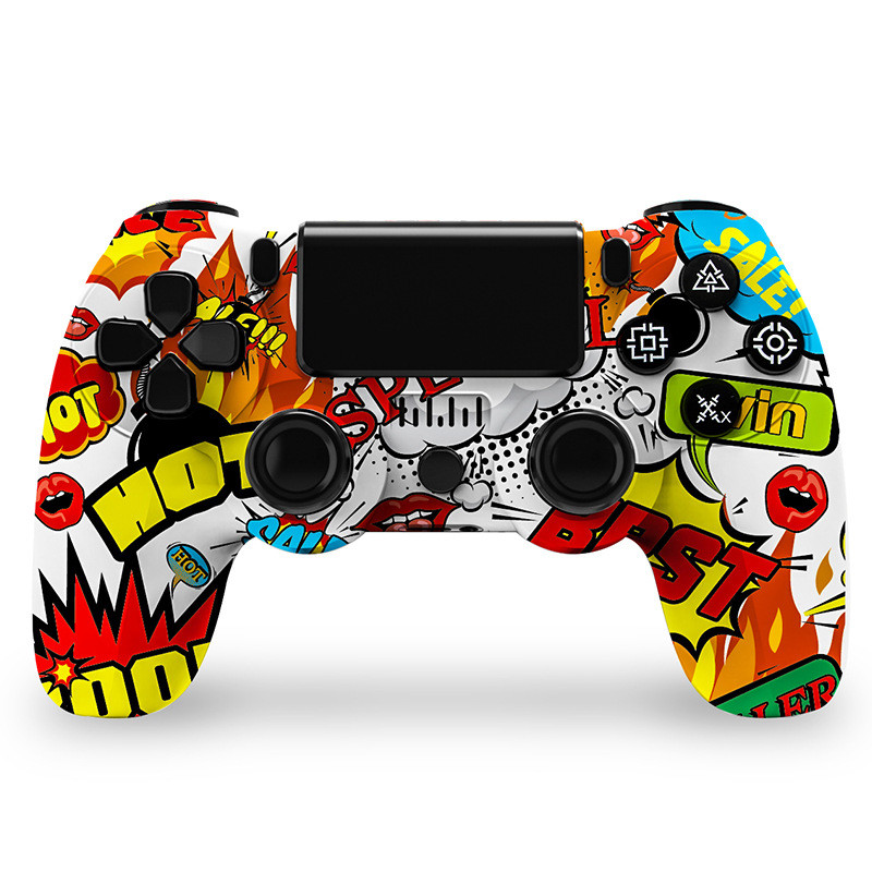 Više boja Nova Bluetooth bežična ručka za igre s dvostrukom vibracijom Kontroler za PS4 PS3 za igraće konzole USB 6 osi Joypad