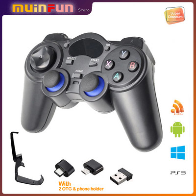 2,4 g vezeték nélküli vezérlő játéktábla Android telefonhoz PC joystick OTG-vel PS3 táblagéphez okostelefon Smart TV Box univerzális