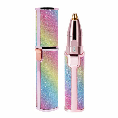 Mini prijenosni trimer za uklanjanje dlačica za obrve 2 u 1 Električni epilator Uklanjanje dlačica s obrva i usana Trimer za dlačice na licu Ženski aparat za brijanje