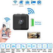 Mini cameră Wifi HD 1080P Cameră fără fir Securitate la domiciliu Detectare mișcare Bonă IP P2P Cameră DVR Cameră cu baterie reîncărcabilă