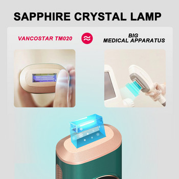 Sapphire Crystal Hair Remover IPL Hair Removal LCD 8 Λειτουργίες Cool αποτριχωτική συσκευή για γυναίκες Depilador Feminino Dropshipping