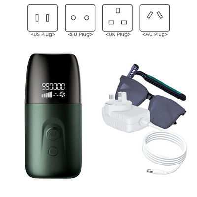 CKKUA Portable Laser Epilator For Women 999999 5 Gears Photoepilator Μόνιμη ανώδυνη μηχανή αποτρίχωσης IPL Συσκευή οικιακής χρήσης