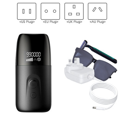 CKKUA Portable Laser Epilator For Women 999999 5 Gears Photoepilator Μόνιμη ανώδυνη μηχανή αποτρίχωσης IPL Συσκευή οικιακής χρήσης