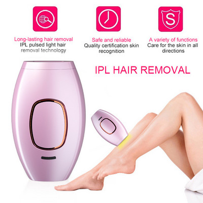 Body Bikini IPL 500 000 флаш депилатор импулси Перманентен лазерен епилатор Безболезнен за жени Уреди за обезкосмяване за момичета Уреди за домашна употреба