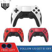 Controler wireless Gamepad Bluetooth Joystick cu 6 axe pentru controler PS4 Consola de jocuri PS3 PC Win 7 Vibrație dublă Fără întârziere