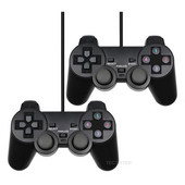 Žičani USB PC kontroler za igre za WinXP/Win7/Win8/Win10 za PC računalo Laptop crni gamepad joystick