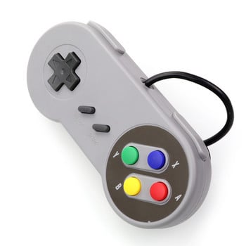 USB контролер Игрален джойстик Геймпад Контролер за Nintendo SNES Игрален панел за компютър с Windows за MAC Джойстик за управление на компютър