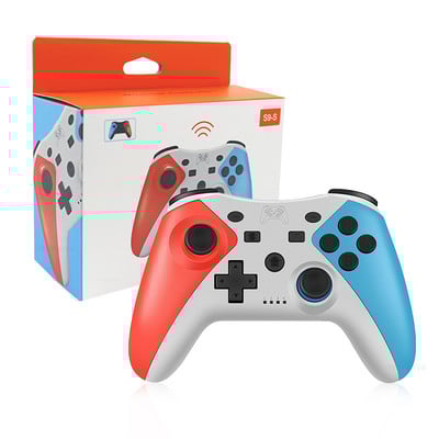 Toetage Bluetooth Turbo Vibration Motion Gamepad Joystickiga ühilduvat Nintendo NS Switch Pro/Oled konsooli juhtmevaba kontrollerit