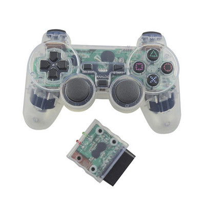 Transparent Color Wireless za Sony PS2 Gamepad Controller za Playstation 2 Game Joystick 2.4G Dodaci