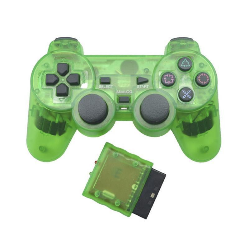 Transparent Color Wireless za Sony PS2 Gamepad Controller za Playstation 2 Game Joystick 2.4G Dodaci