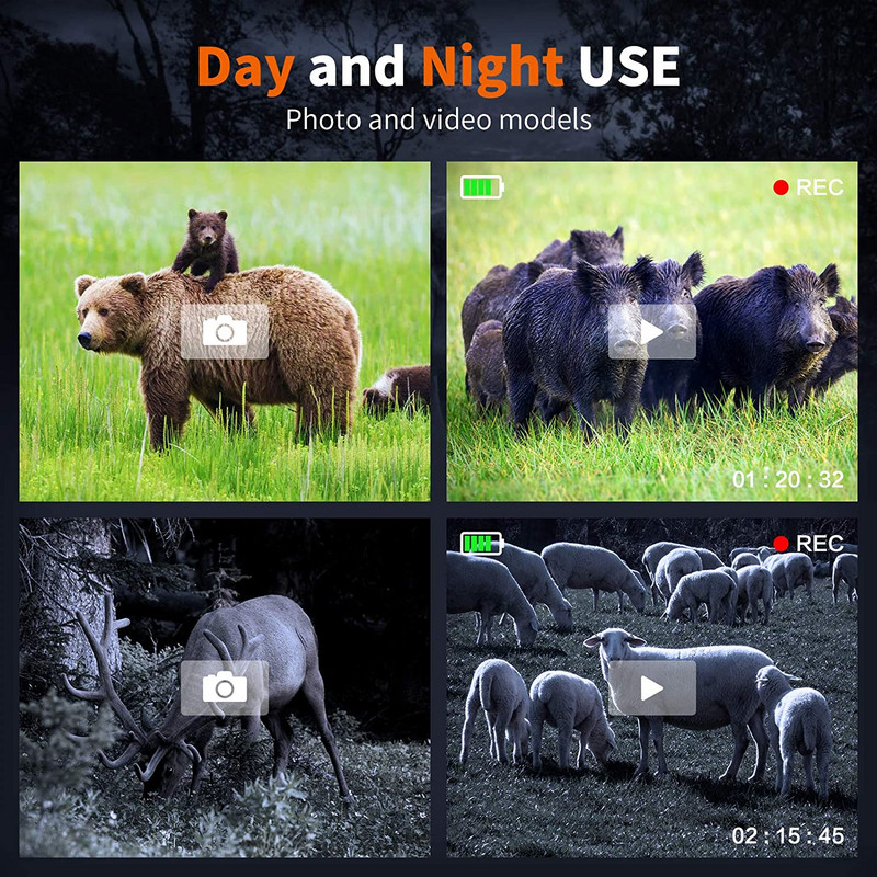 HD бинокъл за нощно виждане ниво 7 инфрачервен 5X цифров зум телескоп нощни очила за лов наблюдение на къмпинг