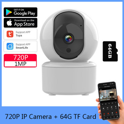 2MP Tuya Inteligentná bezdrôtová mini IP kamera Cloudové úložisko 1080P HD WiFi Vnútorný dohľad Nočné videnie Monitor pre bábätká a domáce zvieratá CCTV