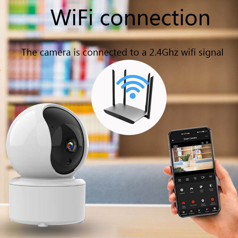 2MP Tuya Inteligentná bezdrôtová mini IP kamera Cloudové úložisko 1080P HD WiFi Vnútorný dohľad Nočné videnie Monitor pre bábätká a domáce zvieratá CCTV