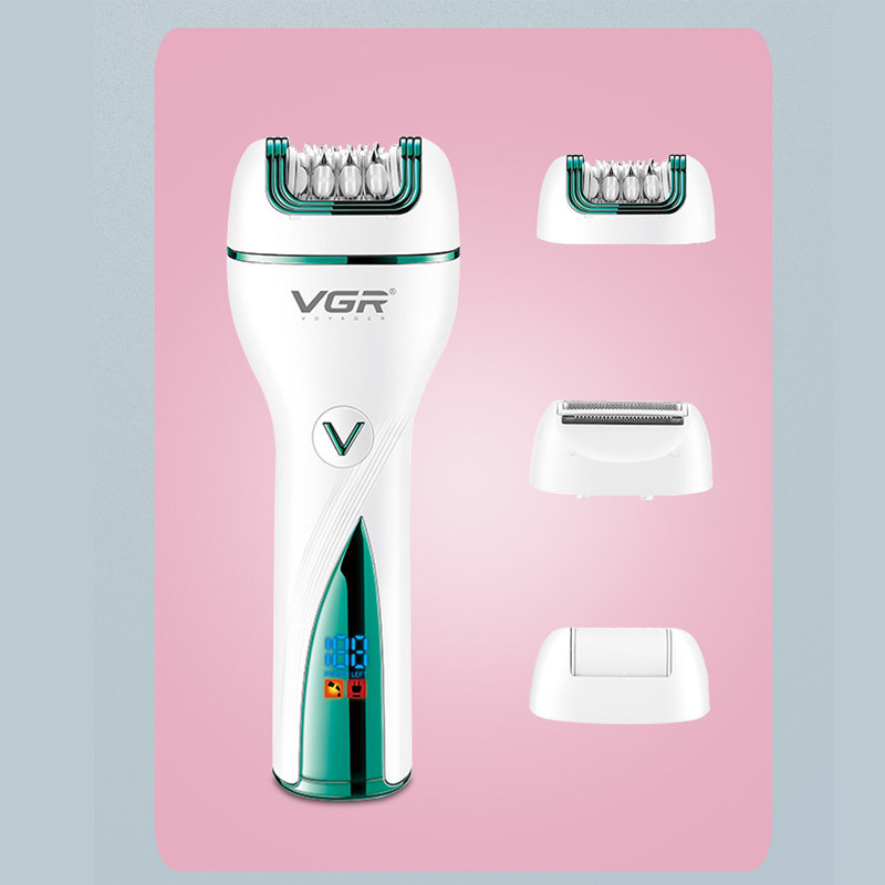 3in1 Moteriškas epiliatorius elektrinis moteriškas skustuvas kojų kūno plaukų šalinimas veido lūpų smakro moteriška bikinio kirpimo mašinėlė įkraunama nuospaudų šalinimo priemonė
