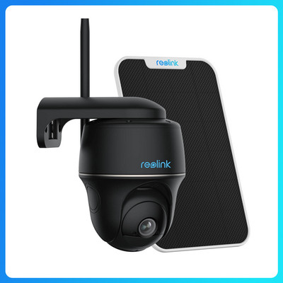 „Reolink“ IP stebėjimo „Wi-Fi“ kamera „Argus PT 4MP“ baterija „WiFi“ belaidė „Pan&Tilt“ CCTV kamera, skirta vidaus lauko apsaugos kamerai