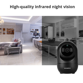 INQMEGA 2MP Cloud Wireless IP Camera Έξυπνη αυτόματη παρακολούθηση Ανθρώπινων οικιακών επιτήρησης Κάμερα Wi-Fi δικτύου CCTV TUYA