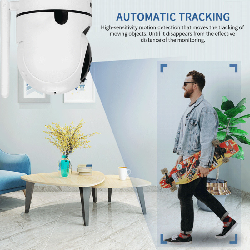 INQMEGA 2MP debesies belaidė IP kamera Sumanus automatinis žmogaus namų saugumo stebėjimas CCTV tinklo Wifi kamera TUYA