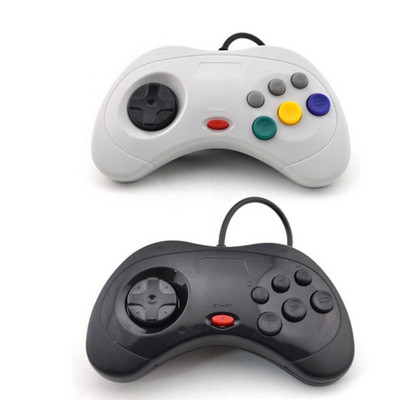 Controler de joc clasic USB Gamepad Joypad Gamepad-uri cu fir pentru stilul sistemului Sega Saturn pentru PC