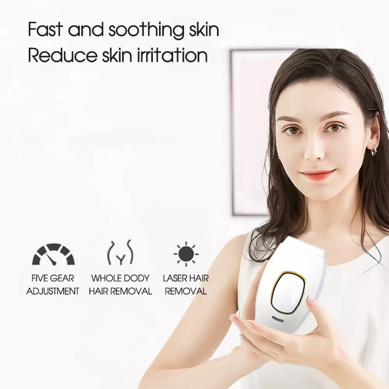 500000 Flash Painless Laser Epilator Women Shaver IPL Pulses Μόνιμη Αποτρίχωση για Φωτοαποτρίχωση Μπικίνι Μασχάλης προσώπου