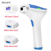 Mlay IPL Laserski epilator za uklanjanje dlačica za žene Profesionalni epilator a laserska upotreba za uklanjanje dlačica na tijelu, bikini, licu 500000 Flash