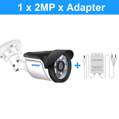 Smar H.265 4K 8MP 4MP 2MP 1,3MP POE IP kamera āra ūdensizturīga CCTV H.265 tīkla ložu kamera 2,8 mm plata objektīva P2P Onvif XMEY