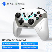Machenike HG510W Pro Gamepad cu mod dublu Controler de jocuri Bluetooth cu fir Joystick pentru PC se aplică pentru Nintendo Switch PC iOS Android