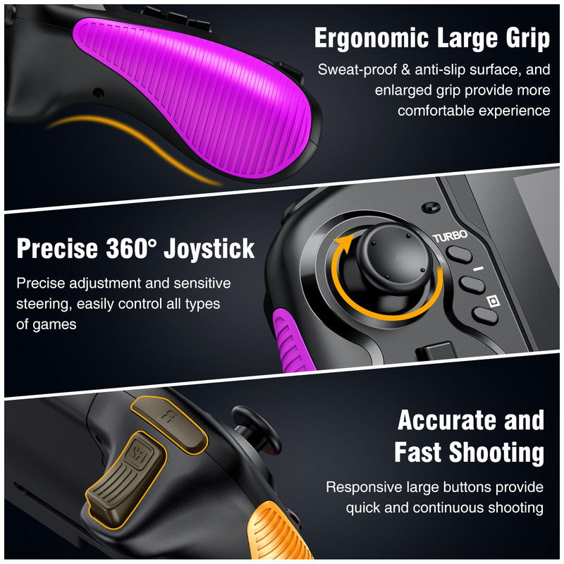 Vaizdo žaidimų perjungimo žaidimų pultai Laidinis delninis valdiklis, skirtas Nintendo Switch / Switch OLED Man Boys Gift