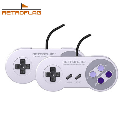 Retroflag SUPERPi Classic Wired USB Gamepad Žaidimų žaidimų priedų valdiklis, skirtas Raspberry Pi, Windows, Switch J Pad