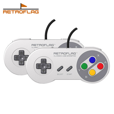 Retroflag SUPERPi Classic Wired USB Gamepad Žaidimų žaidimų priedų valdiklis, skirtas Raspberry Pi, Windows, Switch J Pad