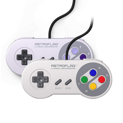 Retroflag SUPERPi Classic Wired USB Gamepad Žaidimų žaidimų priedų valdiklis, skirtas Raspberry Pi, Windows, Switch J Pad