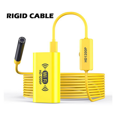 Cameră WiFi Endoscop 8MM HD1200P IP67 Rezistent la apă USB Boroscop de inspecție 8LED-uri Endoscopie fără fir pentru Android Iphone PC F130