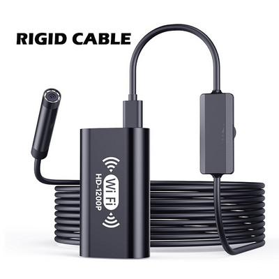 Cameră WiFi Endoscop 8MM HD1200P IP67 Rezistent la apă USB Boroscop de inspecție 8LED-uri Endoscopie fără fir pentru Android Iphone PC F130
