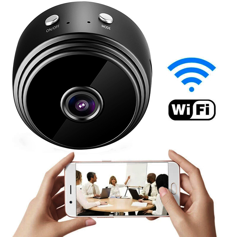 Mini cameră A9 1080P 2.4GHz Wifi Cameră fără fir 150 de grade Viziune de noapte Cameră de securitate fără fir Monitorizare completă în timp real