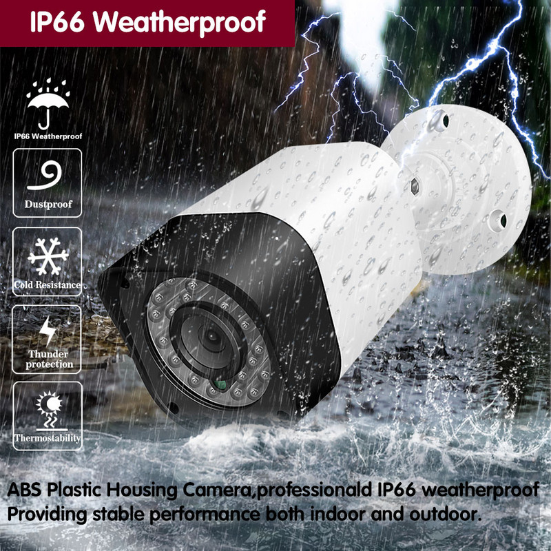 Кабелна аналогова камера за видеонаблюдение 5MP Външно видеонаблюдение за нощно виждане Камера за сигурност BNC 2MP 1MP 1080P за AHD DVR система XMEYE