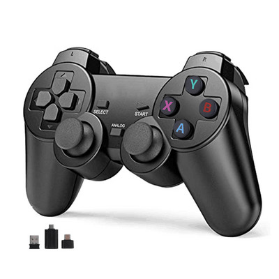 Bezdrôtový herný ovládač DATA FROG pre PC Gamepad 2.4G Joystick Joypad s adaptérom Micro USB/Type C OTG pre smartfón so systémom Android