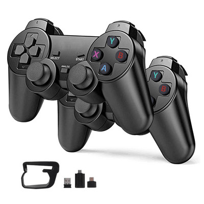 Bezdrôtový herný ovládač DATA FROG pre PC Gamepad 2.4G Joystick Joypad s adaptérom Micro USB/Type C OTG pre smartfón so systémom Android