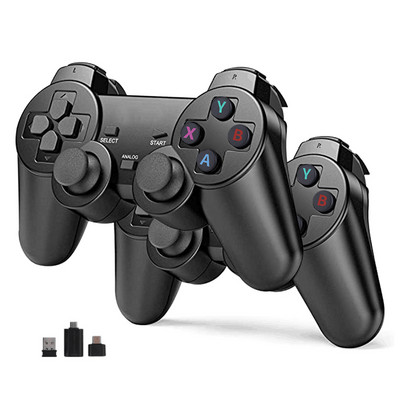 Bezdrôtový herný ovládač DATA FROG pre PC Gamepad 2.4G Joystick Joypad s adaptérom Micro USB/Type C OTG pre smartfón so systémom Android